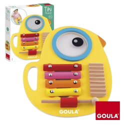 Il pulcino musicale Tiki di Goula per bambini da 1 anno Il pulcino musicale Tiki di Goula per bambini da 1 anno