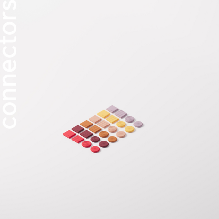 Il set di connettori Bavvic in 8 colori diversi Il set di connettori Bavvic in 8 colori diversi