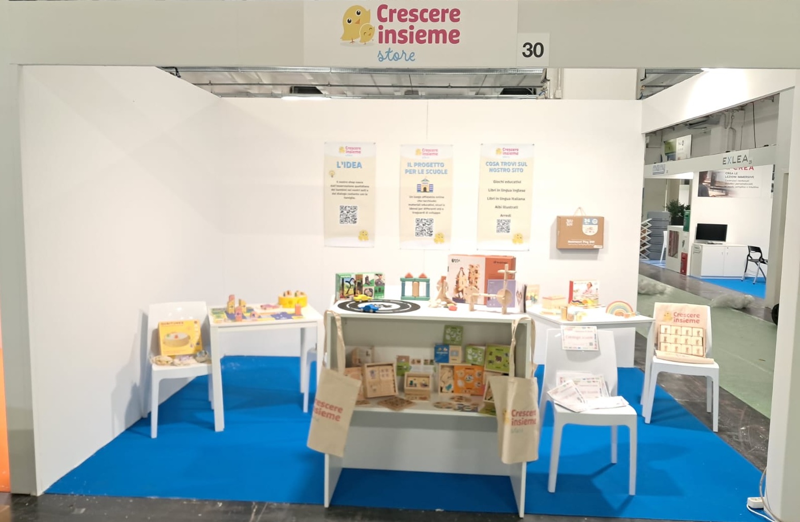 Stand Crescere Insieme Store a Didacta